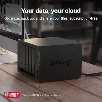 Synology 5-Bay DiskStation DS1522+ (Diskless),Black