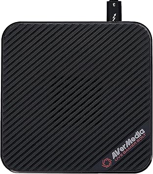 AVerMedia Live Gamer Bolt: Thunderbolt 3 External Capture Card, Stream and Record in 4K60 HDR10, Support Win 11 and MacOS 10.15, Not for Apple M1 CPU, Perfect for PS4 Pro, PS5, Xbox Series X/S (GC555)