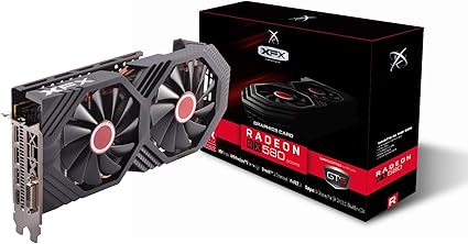 XFX Radeon RX 580 GTS XXX Edition 1386MHz OC+, 8GB GDDR5, VR Ready, Dual BIOS, 3xDP HDMI DVI, AMD Graphics Card (RX-580P8DFD6)