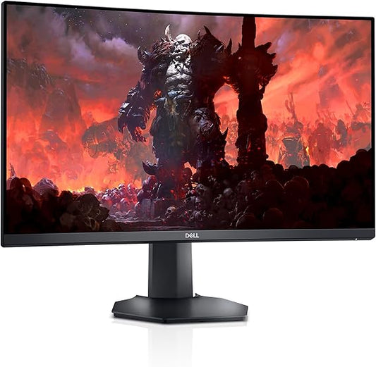 Dell Curved Gaming Monitor 27 Inch Curved with 165Hz Refresh Rate, QHD (2560 x 1440) Display, Black - S2722DGM
