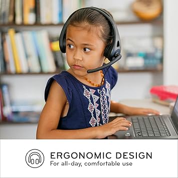 ThinkWrite Technologies / TWT Audio Ergo, TW110 | Premium On-Ear Headset with Noise Reducing Microphone 20 - Pack (3.5mm Jack)