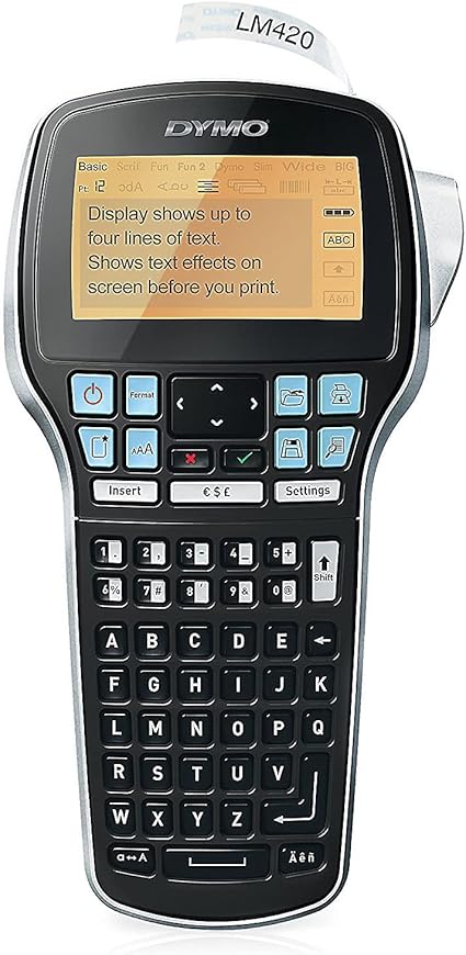 Dymo LM 420P ABC, Handheld use Label Maker