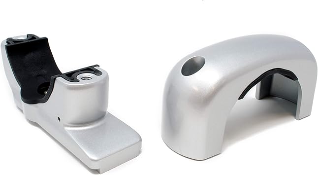 Wet Sounds ADPTC3-F-SILVER Fixed Silver Aluminum Clamps for REV and ICON Series Speakers (Pair)