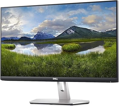 Dell S2421H 24 Inch Full HD 1080p Monitor, IPS Ultra-Thin Bezel, 2 x HDMI Ports, Built-in Speakers, Silver