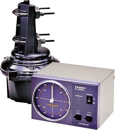 Yaesu G-450A Antenna Rotator and Controller. Connectors Included.