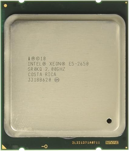 ntel Xeon Eight-Core E5-2650 2.0GHz 8.0GT/s 20MB LGA2011 Processor without Fan, Retail BX80621E52650