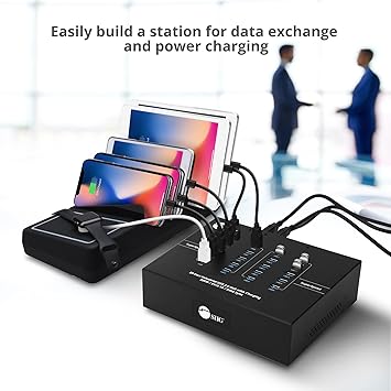 SIIG 20-Port Industrial USB 3.0 Hub with Charging and High Speed Data Transfer Sync (5Gbps) - Includes Sturdy Metal Casing and Cooling Fan (ID-US0611-S1)