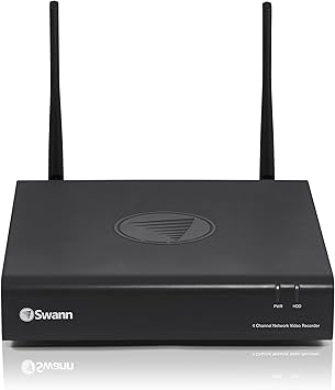 Swann SWNVW-GUAEYE-CL 1080p Wireless Monitoring System with 2X WiFi Cameras, Black