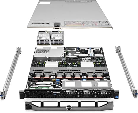 Dell PowerEdge R620 Server 2.80Ghz 20-Core 128GB 2X New 1TB SSD H710 Rails (Renewed)