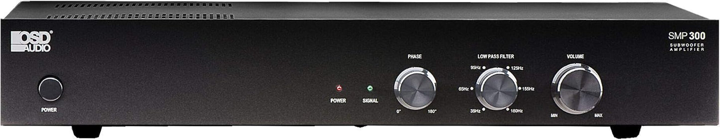 OSD Audio SMP300 Class D Digital Subwoofer Amplifier Rated at 300W Max