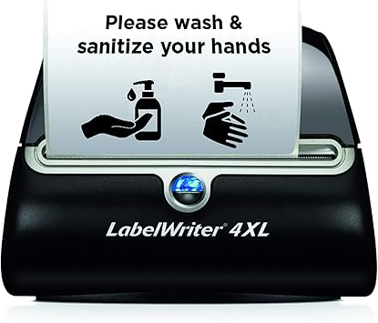 DYMO Authentic LabelWriter Extra-Large Shipping Labels for LabelWriter Label Printers, White, 4'' x 6'' (1744907), 20 rolls of 220