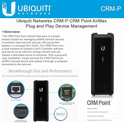 CRM Point Point CRM-P Compact Device Management PoE 48V 802.3af