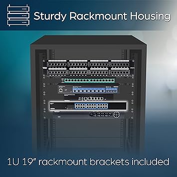 TRENDnet 24-Port Gigabit Switch, TEG-S25, 24 x Gigabit RJ-45 Ports, 48Gbps Switching Capacity, Fanless Design, Metal Enclosure, Internal Power Supply, Lifetime Protection, Black