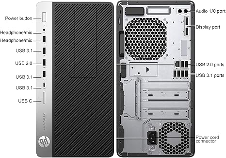 HP ProDesk 600 G3 Mini Tower Desk top PC i7-7700 Up to 4.20GHz 16GB RAM 512GB SSD + 1TB HDD HDMI Built in Wi-Fi & BT DVD-RW Dual Monitor Support Wireless Keyboard & Mouse Windows 11 Pro (Renewed)