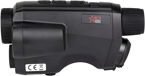 AGM Global Vision Fuzion LRF TM25-384 Thermal Monocular with Laser Rangefinder Ideal for Night Hunting Thermal Imaging Monocular 25 mm Lens Heat Vision Hunting monocular with Thermal Infrared Vision