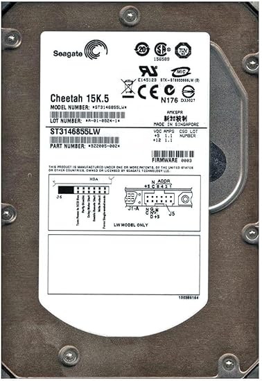 Seagate Cheetah 15K.5 - Hard Drive - 146.8 GB - Internal - 3.5" - Ultra320 SCSI - 68 Pin HD D-Sub - 15000 RPM - Buffer: 16 MB (90734C) Category: Zip Drives