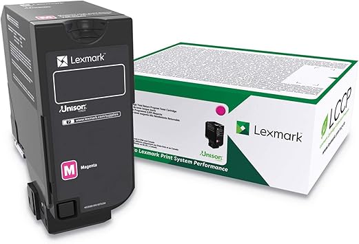 Lexmark High Yield Magenta Return Program Toner Cartridge for US Government, 16000 Yield (84C0HMG)