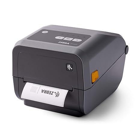 Zebra ZD420t Thermal Transfer Desktop Printer 203 dpi Print Width 4 in Bluetooth Ethernet USB ZD42042-T01E00EZ