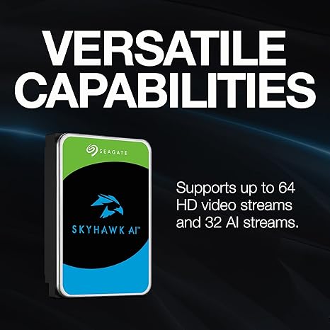 Seagate Skyhawk AI ST20000VE002 - Hard Drive - 20 TB - SATA 6Gb/s
