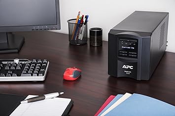 APC 750VA Smart UPS with SmartConnect, SMT750C Sinewave UPS Battery Backup, AVR, 120V, Line Interactive Uninterruptible Power Supply