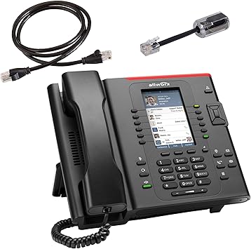 Allworx Verge 9312 IP Phone (8113120) with Ethernet Cable and Detangler
