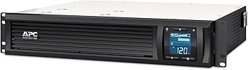 APC UPS 1000VA Smart-UPS with SmartConnect, Pure Sinewave UPS Battery Backup, Line Interactive, 120V Uninterruptible Power Supply, Rackmount UPS (SMC1000-2UC)