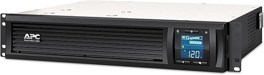 APC UPS 1000VA Smart-UPS with SmartConnect, Pure Sinewave UPS Battery Backup, Line Interactive, 120V Uninterruptible Power Supply, Rackmount UPS (SMC1000-2UC)