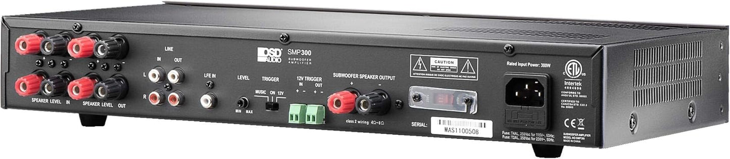OSD Audio SMP300 Class D Digital Subwoofer Amplifier Rated at 300W Max