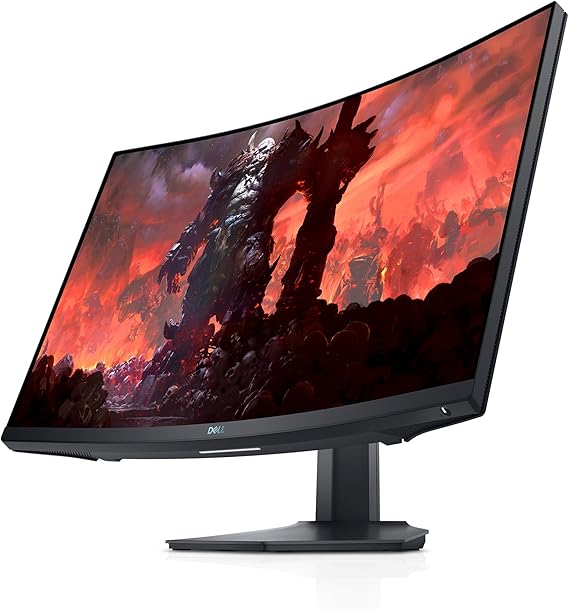 Dell Curved Gaming Monitor 27 Inch Curved with 165Hz Refresh Rate, QHD (2560 x 1440) Display, Black - S2722DGM