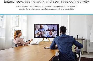 Cisco Aironet 1832I-B-K9 Wi-Fi Access Point, 802.11ac Wave 2, with Internal Antenna (AIR-AP1832I-B-K9)