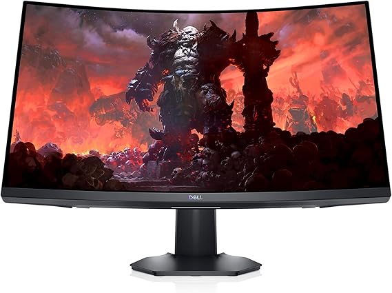 Dell Curved Gaming Monitor 27 Inch Curved with 165Hz Refresh Rate, QHD (2560 x 1440) Display, Black - S2722DGM