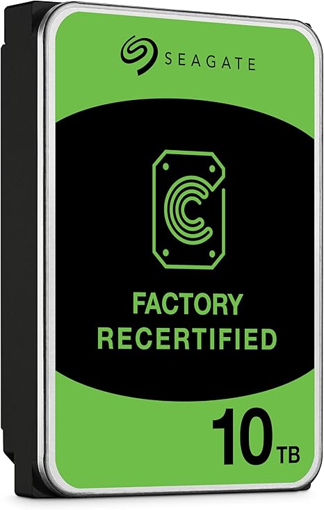 Seagate IronWolf Pro 10Tb NAS Internal Hard Drive HDD – 3.5 Inch Sata 6GB/S 7200 RPM 256MB Cache for Raid Network Attached Storage, Data Recovery Rescue Service (ST10000NE0004)