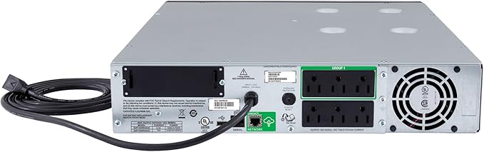 APC 1500VA Smart-UPS with SmartConnect Remote Monitoring App, UPS Sine Wave Battery Backup & Surge Protection, with Extended Range AVR & Smart-slot, Rack Mount (SMT1500RM2UC)