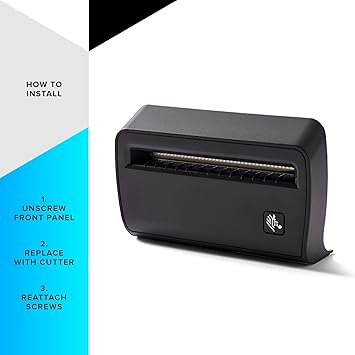 Zebra Cutter Attachment for ZD420d and ZD620d Direct Thermal Desktop Printers Field Installable P1080383-417