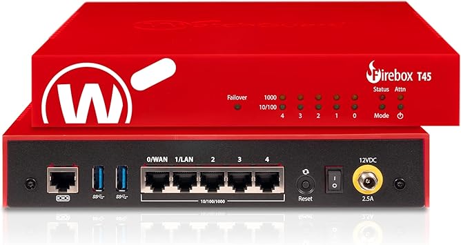 WatchGuard Firebox T45 Network Security/Firewall Appliance