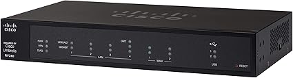 Cisco RV340 VPN Router with 4 Gigabit Ethernet (GbE) Ports plus Dual WAN, Limited Lifetime Protection (RV340-K9-NA)