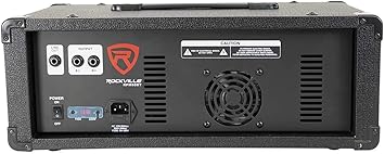 Rockville, 8 RPM80BT 2400w Powered 8 Channel Mixer/Amplifier w/Bluetooth/EQ/Effects