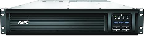 APC 3000VA Smart UPS with SmartConnect, SMT3000RM2UC Rack Mount UPS Battery Backup, Sinewave, AVR, 120V, Line Interactive Uninterruptible Power Supply