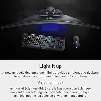 Dell Curved Gaming, 34 Inch Curved Monitor with 144Hz Refresh Rate, WQHD (3440 x 1440) Display, Black - S3422DWG