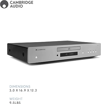 Cambridge Audio AXC35 Single-Disc CD Player with High Performance Wolfson DAC and Remote Control