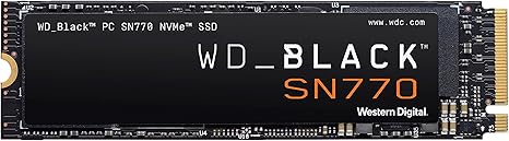 WD_BLACK 2TB SN770 NVMe Internal Gaming SSD Solid State Drive - Gen4 PCIe, M.2 2280, Up to 5,150 MB/s - WDS200T3X0E - [Previous Generation]