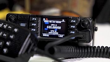 AnyTone AT-D578UV Plus Dual-Band DMR/Analog Commercial Mobile Radio - 50W VHF/45W UHF - GPS/APRS, Encryption, Loud Speaker, Compact Design, BT, Color Display, Emergency Services, Security, Business