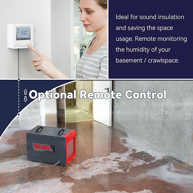 Abestorm 220 Pint Commercial Dehumidifier with Pump for Crawl Space, Basement, Whole House, Industrial Dehumidifier with Drain Hose for Large Space or Garages, Auto Defrosting, Memory Starting