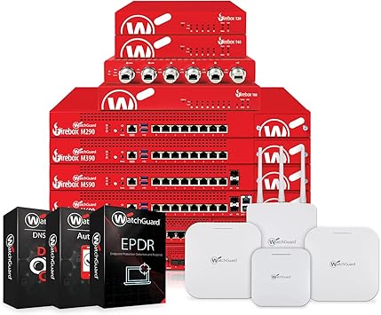 WatchGuard Firebox T85-PoE High Availibility Model Network Security Appliance with 1 Year Standard Support License - Advanced Firewall, VPN, Intrusion Prevention (WGT85071-US)