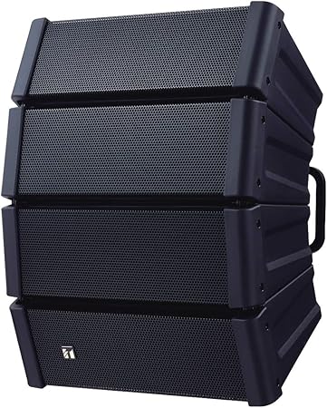 TOA Electronics HX-5 Variable Dispersion Line Array Indoor Speaker, 8 Ohms Rated Impedance, 600W Continuous program, Single, Black