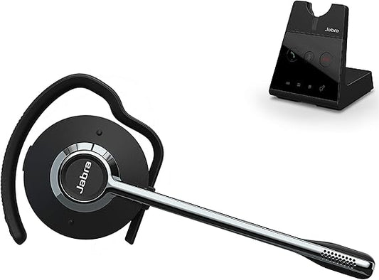 Jabra Engage 65 Wireless Headset, Convertible – Telephone Headset with Industry-Leading Wireless Performance, Advanced Noise-Cancelling Microphone, All Day Battery Life