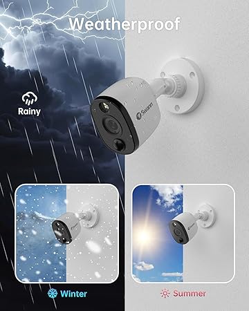 Swann Home DVR Security Camera System with 1TB HDD, 4 Channel 4 Camera, 1080p Full HD Video, Indoor or Outdoor Wired Surveillance CCTV, Color Night Vision, Heat Motion Detection, LED Lights, 445804