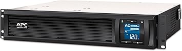 APC UPS 1500VA Smart-UPS with SmartConnect, Pure Sinewave UPS Battery Backup, Line Interactive, 120V Uninterruptible Power Supply, Rackmount UPS (SMC1500-2UC)