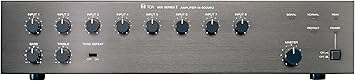 TOA Electronics M-900MK2 8-channel Mixer Preamplifier; Bass/Treble Tone Controls; Remote Master Volume Terminals; Individual Channel and Master Volume Controls; Over-current and Thermal Protection