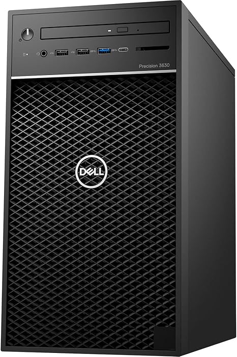 Dell Precision 3630 Tower Workstation Business Desktop, Intel Quad-Core Xeon E-2124G up to 4.5GHz, 64GB DDR4 RAM, 2TB PCIe SSD, DVDRW, NVI-Dia Quadro P2000 5GB, USB WiFi Adapter, Windows 10 Pro